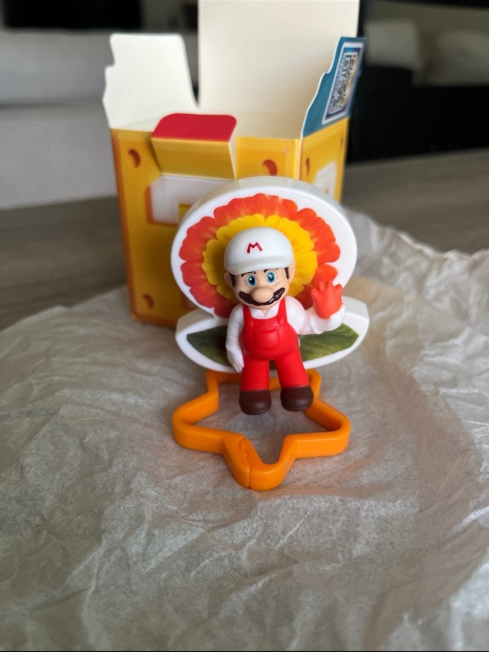 McDonald’s Super Mario Galaxy Fire Mario Backpack Clip/Keychain